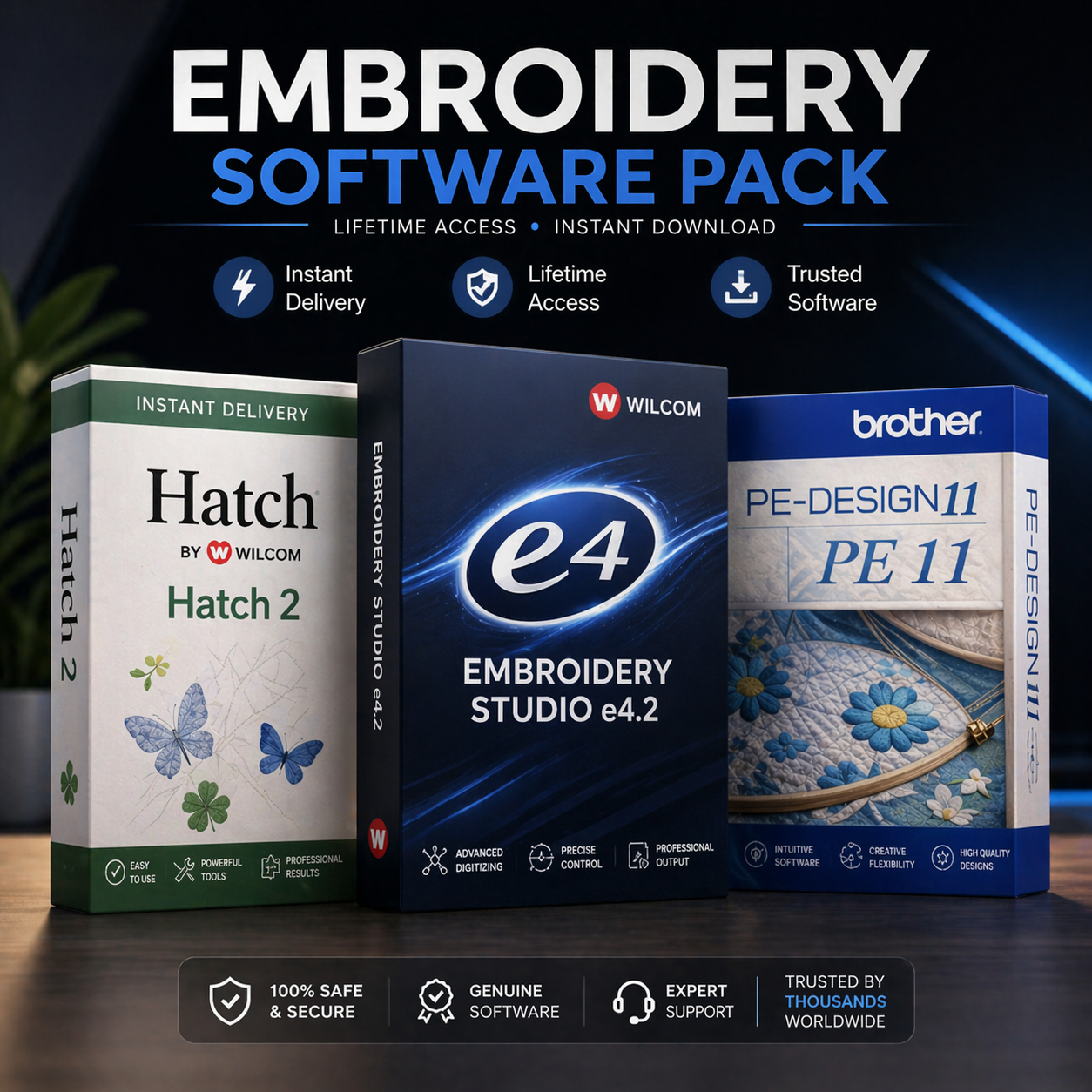 Embroidery Pack Hatch 2 - Wilcom e4.2 - PE design 11