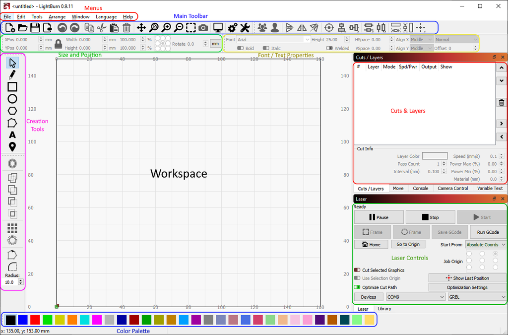 LightBurn Software 2025 Full Version (Instant Download)