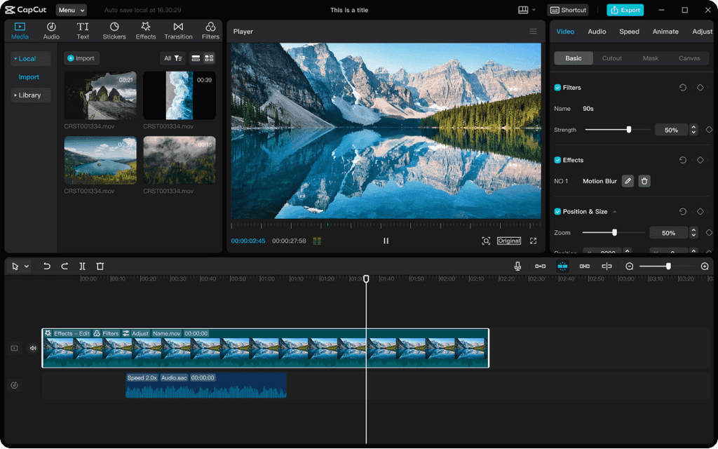 CapCut Pro Desktop Lifetime License | Instant Download | Video Editing Software for PC